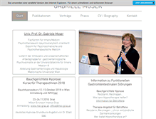 Tablet Screenshot of gabrielemoser.at